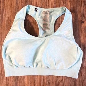 Gymshark Ice Blue Seamless Sports Bra